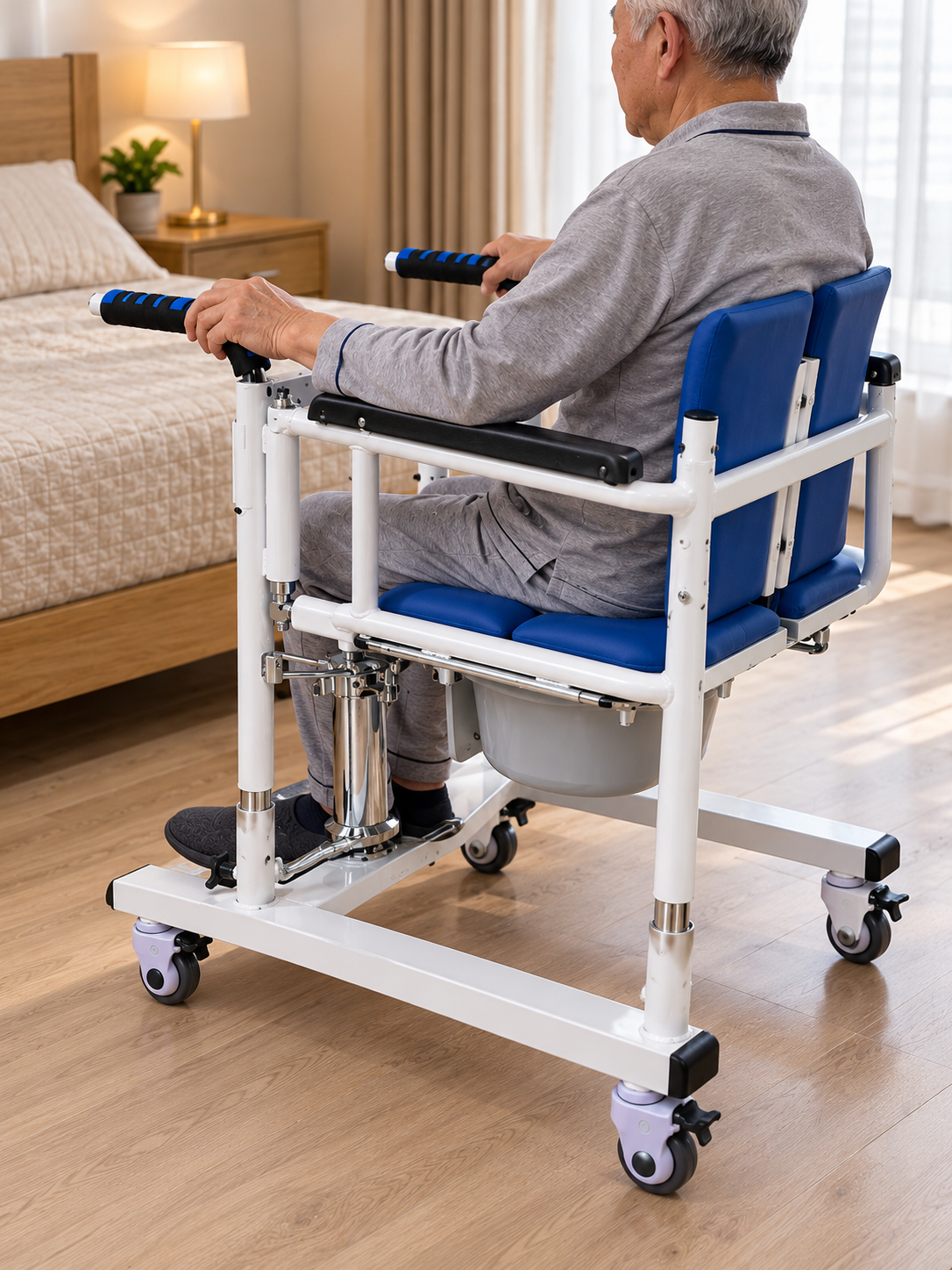 chaise de transfert pour les malades